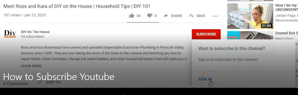 How to Subscribe to YouTube