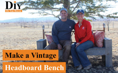 Make a Vintage Headboard Bench