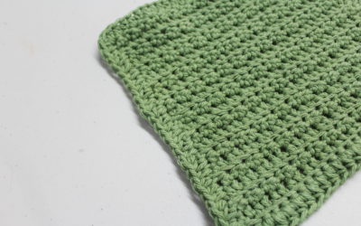 Dishcloth Using Back Loops