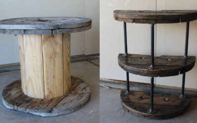 Cable Spool Projects: Cable Reel End Table