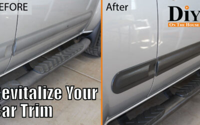 Easy Fix for Faded Plastic Car Trim!