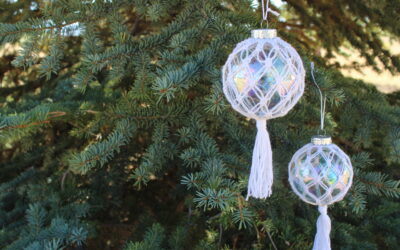 Unique Macrame Christmas Ornament