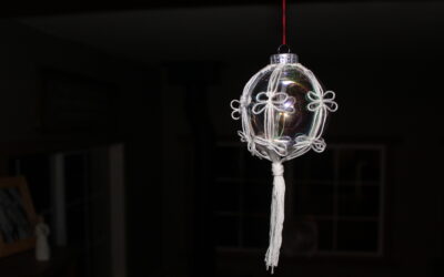 Unique Macrame Christmas Ornament