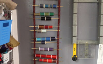 Thread Organizer to Hang on Wall