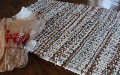 Weave a Rug Using Plastic Bags