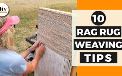 Top 10 Tips: How To Weave a Rag Rug Using Scrap Fabric!
